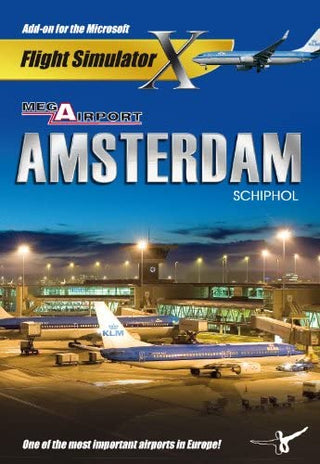 Mega Airport Amsterdam - Add on for FS 2004/FSX (PC CD)
