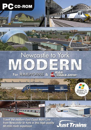 Newcastle To York Modern - Add On for RailWorks/Rail Simulator (PC)